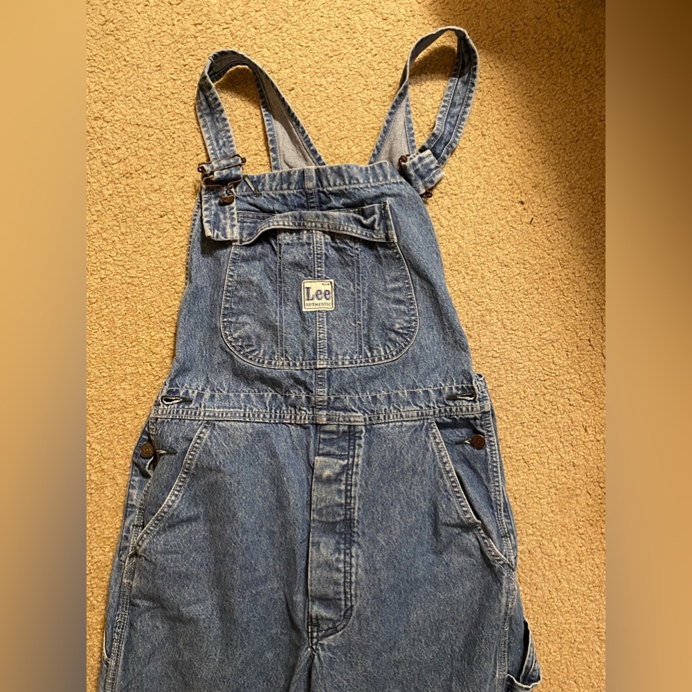 Vintage Lee Light Wash Overalls
